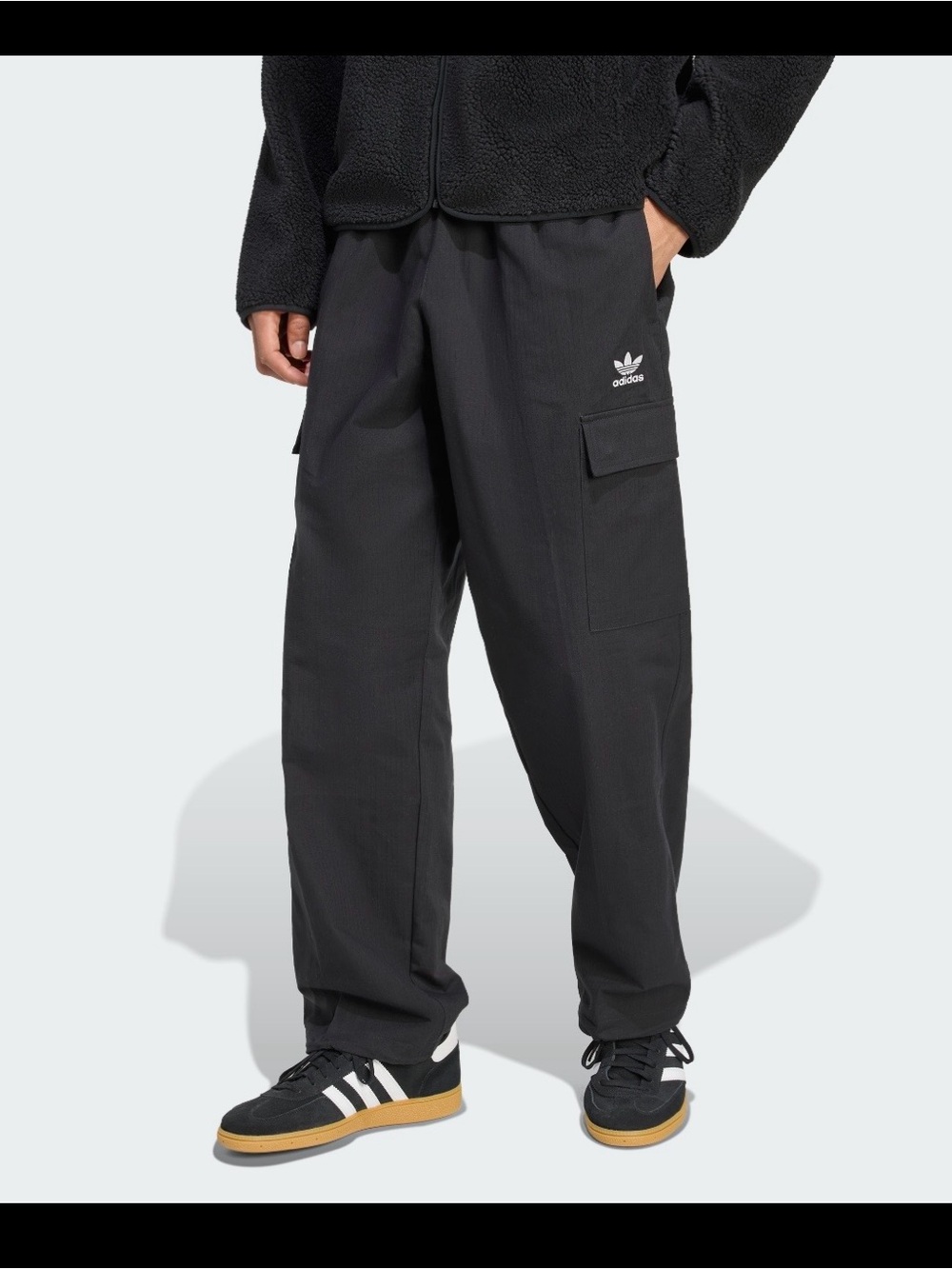 adidas men Trefoil Essentials Woven